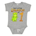 thumbnail image 1 of Inktastic Dragon 1st Birthday Turning One Boys or Girls Baby Bodysuit, 1 of 5