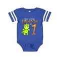 thumbnail image 1 of Inktastic Dragon 1st Birthday Turning One Boys or Girls Baby Bodysuit, 1 of 5