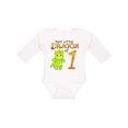thumbnail image 1 of Inktastic Dragon 1st Birthday- Turning One Boys or Girls Long Sleeve Baby Bodysuit, 1 of 5