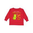 thumbnail image 1 of Inktastic Dragon 5th Birthday- turning five Boys or Girls Long Sleeve Toddler T-Shirt, 1 of 5