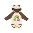 thumbnail image 1 of Inktastic Dragon Cupcake 1st Birthday Boys or Girls Long Sleeve Baby Bodysuit, 1 of 5