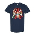 thumbnail image 1 of Inktastic Dragon Holding Dice Christmas Lights T-Shirt, 1 of 5