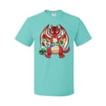 thumbnail image 1 of Inktastic Dragon Holding Dice Christmas Lights T-Shirt, 1 of 5