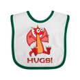 thumbnail image 1 of Inktastic Dragon Hugs Boys or Girls Baby Bib, 1 of 4