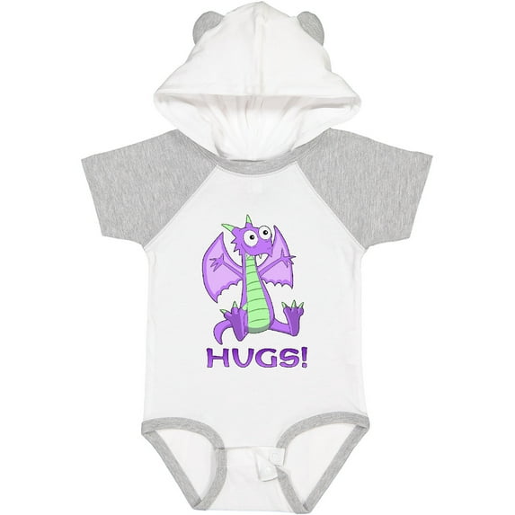 Inktastic Dragon Hugs Boys or Girls Baby Bodysuit
