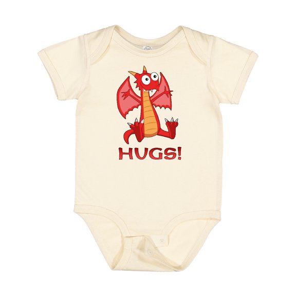 Inktastic Dragon Hugs Boys or Girls Baby Bodysuit