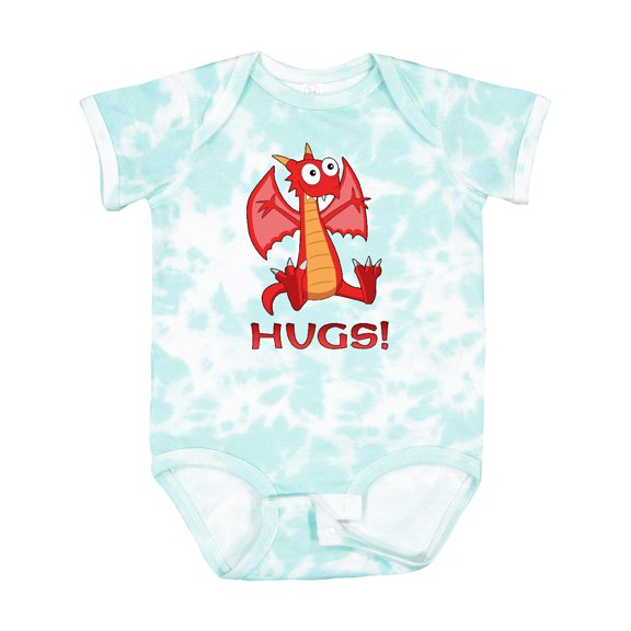 Inktastic Dragon Hugs Boys or Girls Baby Bodysuit