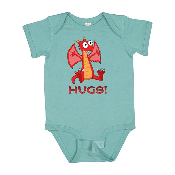 Inktastic Dragon Hugs Boys or Girls Baby Bodysuit