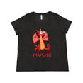 thumbnail image 1 of Inktastic Dragon Hugs Women's Plus Size T-Shirt, 1 of 5