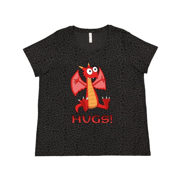 Inktastic Dragon Hugs Women's Plus Size T-Shirt