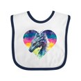 thumbnail image 1 of Inktastic Dragon Lover Mythical Fantasy Girls Baby Bib, 1 of 4