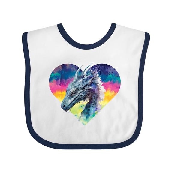 Inktastic Dragon Lover Mythical Fantasy Girls Baby Bib