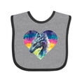 thumbnail image 1 of Inktastic Dragon Lover Mythical Fantasy Girls Baby Bib, 1 of 4