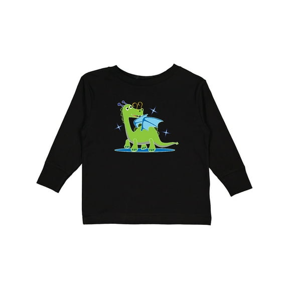 Inktastic Dragon for Kids Boys or Girls Long Sleeve Toddler T-Shirt