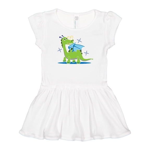 Inktastic Dragon for Kids Girls Baby Dress