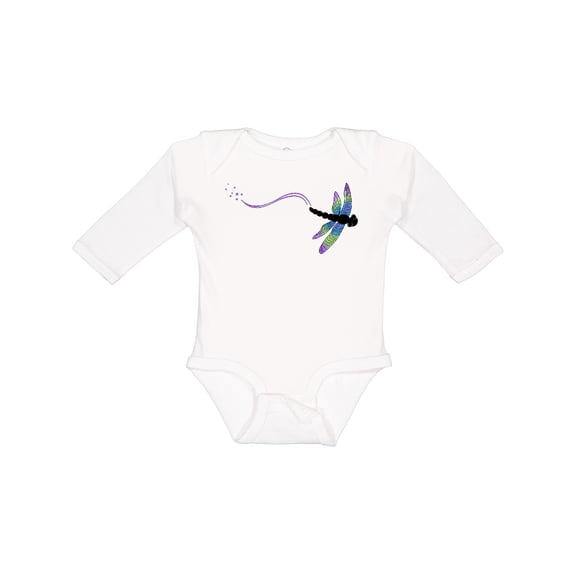 Inktastic Dragonfly Boys or Girls Long Sleeve Baby Bodysuit