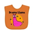 thumbnail image 1 of Inktastic Drama Llama Boys or Girls Baby Bib, 1 of 4
