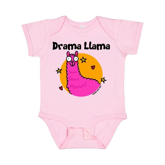 Inktastic Drama Llama Boys or Girls Baby Bodysuit