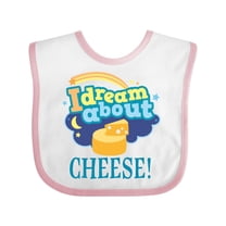 Inktastic Dream About Cheese Boys or Girls Baby Bib