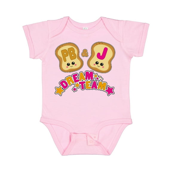 Inktastic Dream Team Peanut Butter and Jelly Boys or Girls Baby Bodysuit