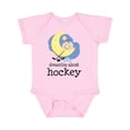 thumbnail image 1 of Inktastic Dreaming About Hockey Boys or Girls Baby Bodysuit, 1 of 5