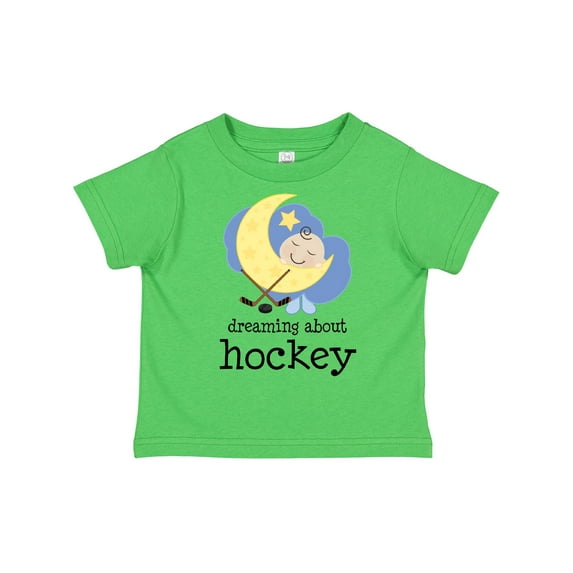 Inktastic Dreaming About Hockey Boys or Girls Toddler T-Shirt