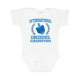 thumbnail image 1 of Inktastic Dreidel Champion Hanukkah with Blue Laurels Boys or Girls Baby Bodysuit, 1 of 5