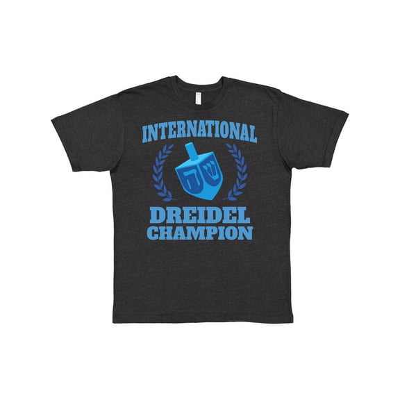 Inktastic Dreidel Champion Hanukkah with Blue Laurels T-Shirt