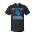 thumbnail image 1 of Inktastic Dreidel Champion Hanukkah with Blue Laurels T-Shirt, 1 of 5