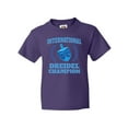 thumbnail image 1 of Inktastic Dreidel Champion Hanukkah with Blue Laurels Youth T-Shirt, 1 of 5
