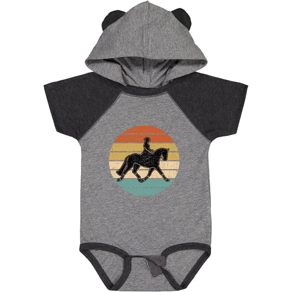 Inktastic Dressage Riding Equestrian Horse Boys or Girls Baby Bodysuit