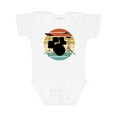 thumbnail image 1 of Inktastic Drum Set Retro Drummer Sunset Boys or Girls Baby Bodysuit, 1 of 5