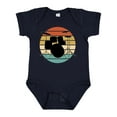 thumbnail image 1 of Inktastic Drum Set Retro Drummer Sunset Boys or Girls Baby Bodysuit, 1 of 5