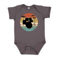 thumbnail image 1 of Inktastic Drum Set Retro Drummer Sunset Boys or Girls Baby Bodysuit, 1 of 5