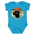 thumbnail image 1 of Inktastic Drum Set Retro Drummer Sunset Boys or Girls Baby Bodysuit, 1 of 5