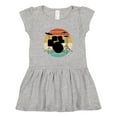 thumbnail image 1 of Inktastic Drum Set Retro Drummer Sunset Girls Toddler Dress, 1 of 5