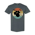 thumbnail image 1 of Inktastic Drum Set Retro Drummer Sunset T-Shirt, 1 of 5
