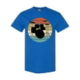 thumbnail image 1 of Inktastic Drum Set Retro Drummer Sunset T-Shirt, 1 of 5