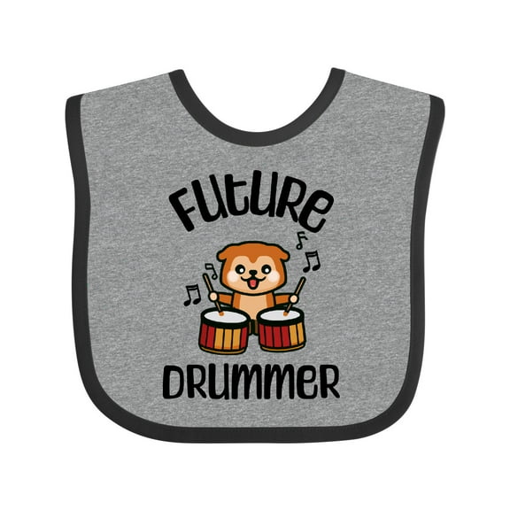 Inktastic Drumline Band Future Drummer Boys or Girls Baby Bib