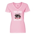 thumbnail image 1 of Inktastic Drummer Funny Too Many Drums Music Joke Women's V-Neck T-Shirt, 1 of 5
