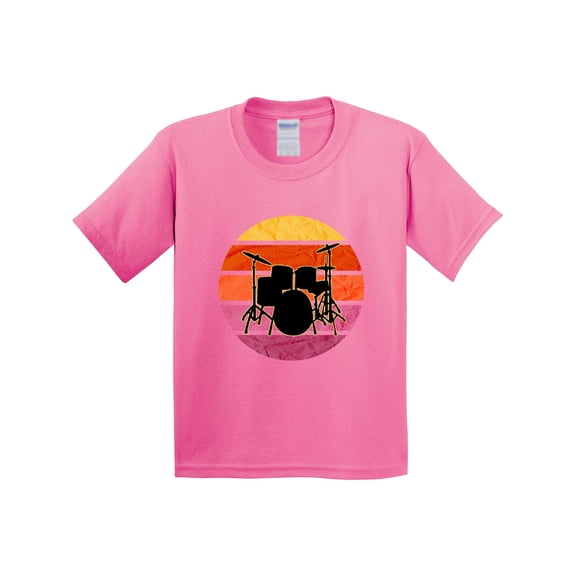 Inktastic Drummer Musician Retro Vintage Youth T-Shirt