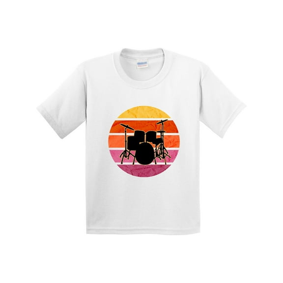 Inktastic Drummer Musician Retro Vintage Youth T-Shirt
