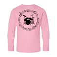 thumbnail image 1 of Inktastic Drummer Percussionist Music Long Sleeve Youth T-Shirt, 1 of 5