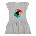 thumbnail image 1 of Inktastic Drummer Retro Drum Set Girls Toddler Dress, 1 of 5