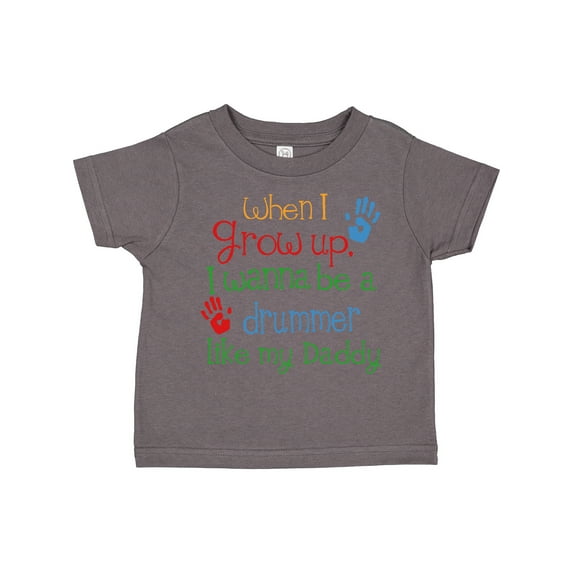 Inktastic Drummer Like Daddy Boys or Girls Toddler T-Shirt