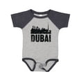 thumbnail image 1 of Inktastic Dubai City Skyline with Grunge Boys or Girls Baby Bodysuit, 1 of 5