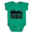 thumbnail image 1 of Inktastic Dubai City Skyline with Grunge Boys or Girls Baby Bodysuit, 1 of 5