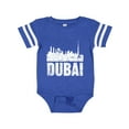 thumbnail image 1 of Inktastic Dubai City Skyline with Grunge Boys or Girls Baby Bodysuit, 1 of 5