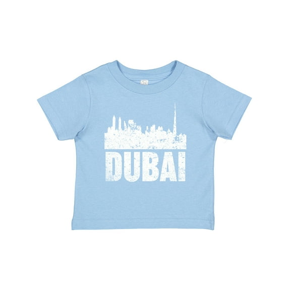 Inktastic Dubai City Skyline with Grunge Boys or Girls Baby T-Shirt