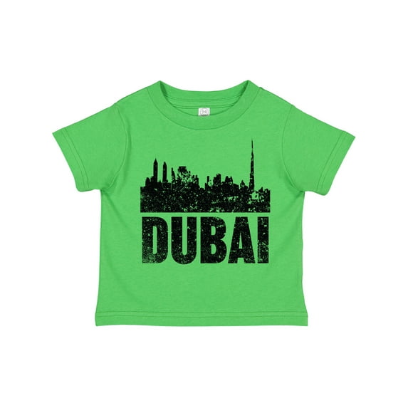 Inktastic Dubai City Skyline with Grunge Boys or Girls Toddler T-Shirt